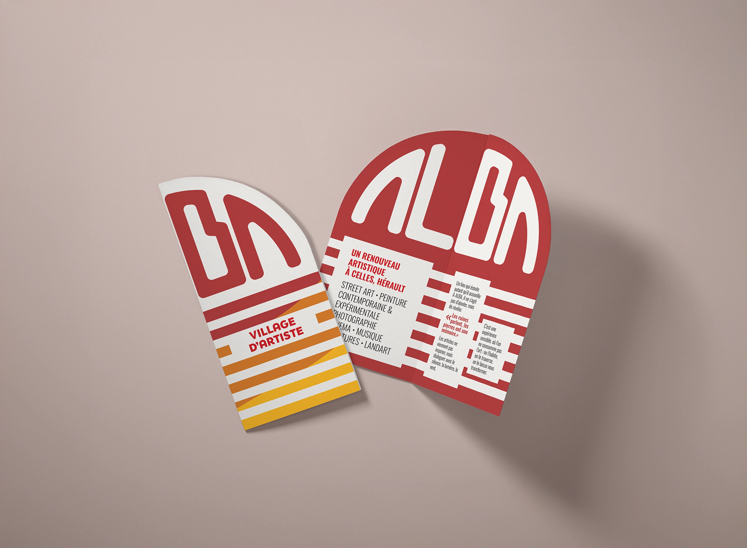 Alba — Flyers et identité